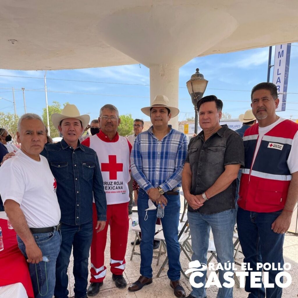 DIPUTADO RAÚL CASTELO, APOYA A CRUZ ROJA EN COLECTA