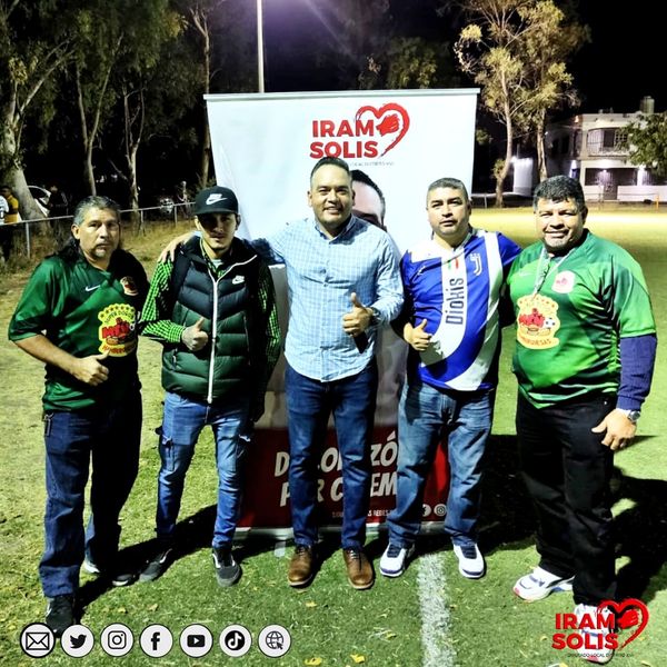 AHORA LE TOCÓ AL FUTBOL, DIPUTADO IRAM SOLÍS, FELICITA A LOS CAMPEONES AHORA LE TOCÓ AL FUTBOL, DIPUTADO IRAM SOLÍS, FELICITA A LOS CAMPEONES